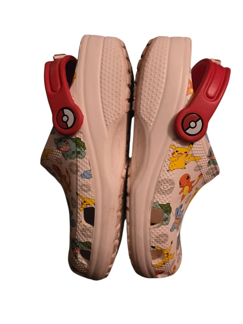 Crocs Classic Pokémon Clogs Kids Junior Size J1 EUC